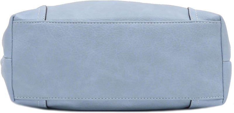 Alyssa Hobo Shoulder Bag with Big Snap Hook Hardware - Image 4